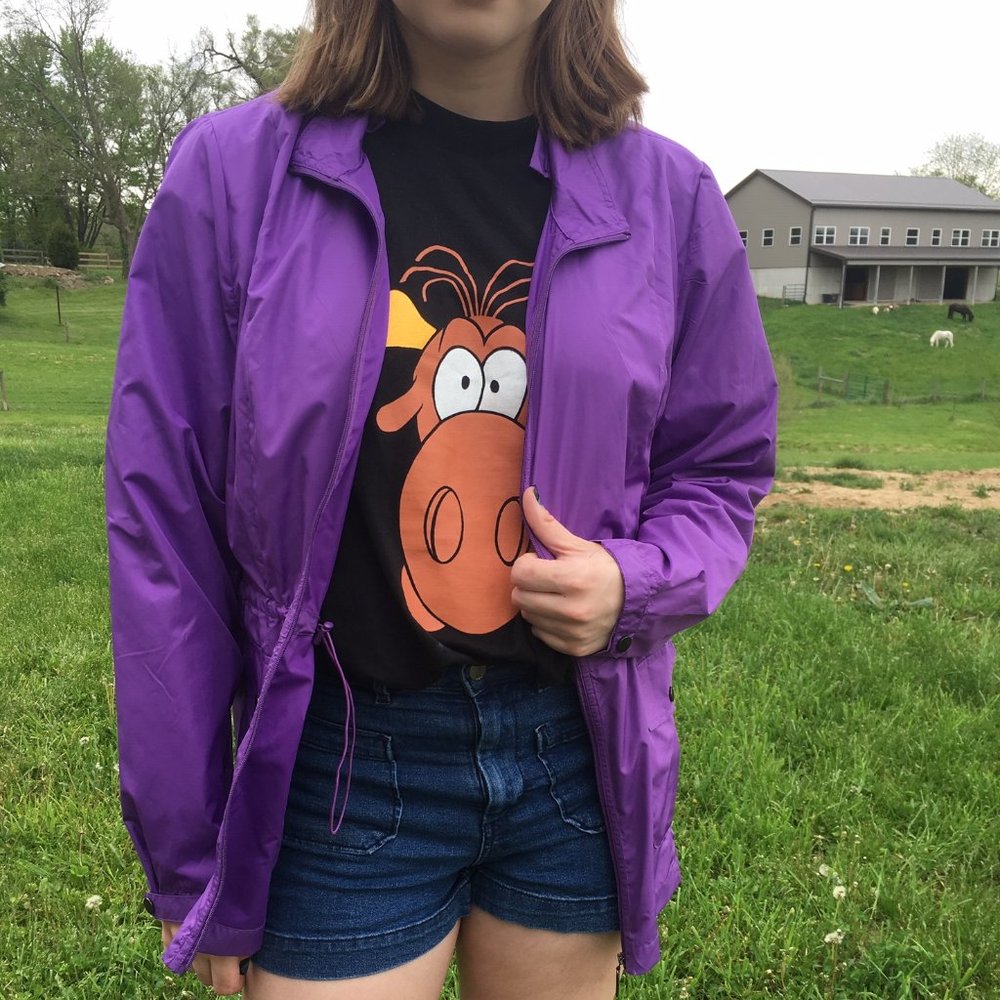 Thin Purple Windbreaker